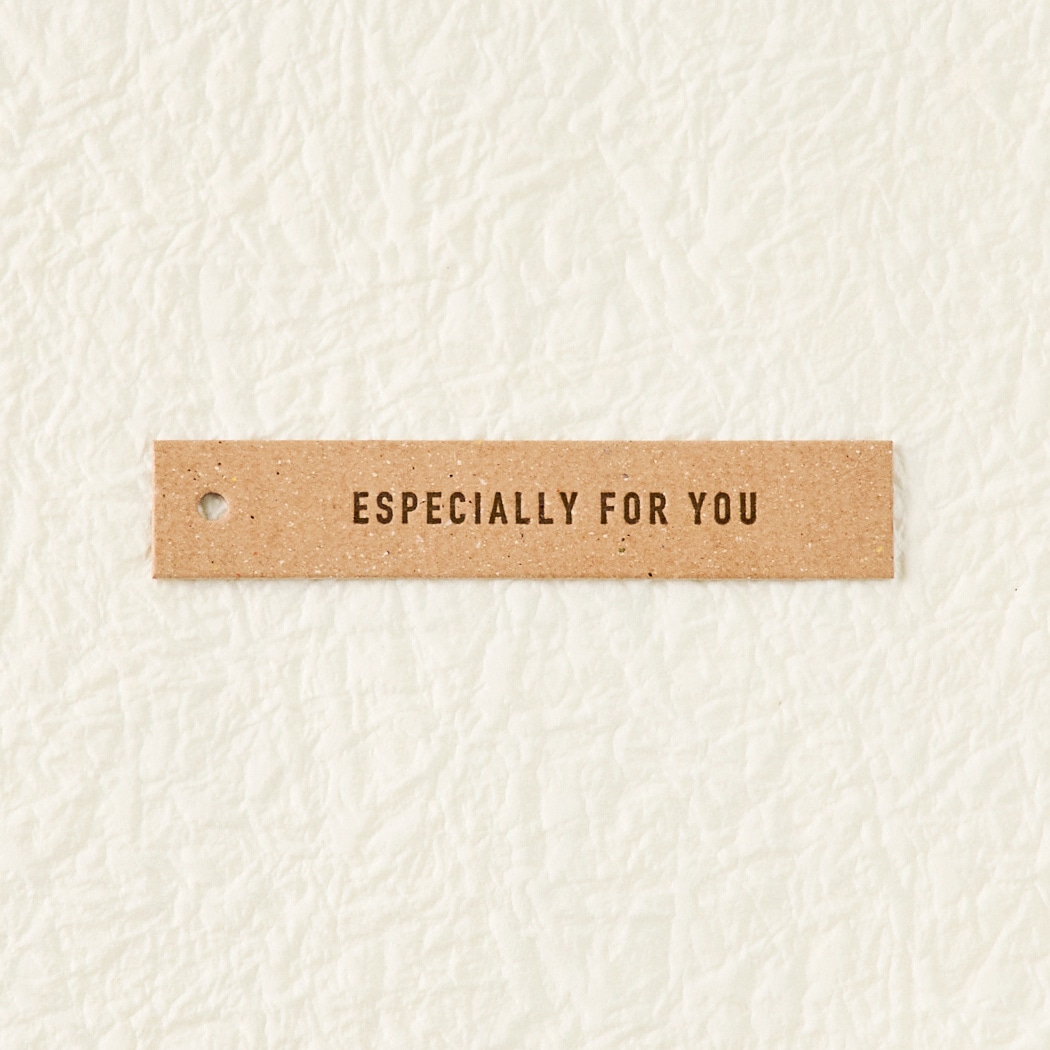 【ギフトタグ】短冊形_ESPECIALLY FOR YOU