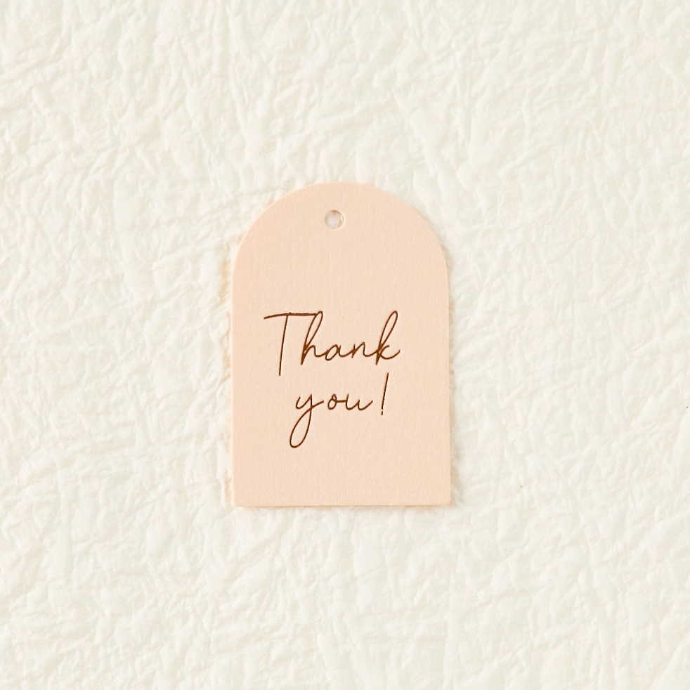 【ギフトタグ】まど形_Thank you!